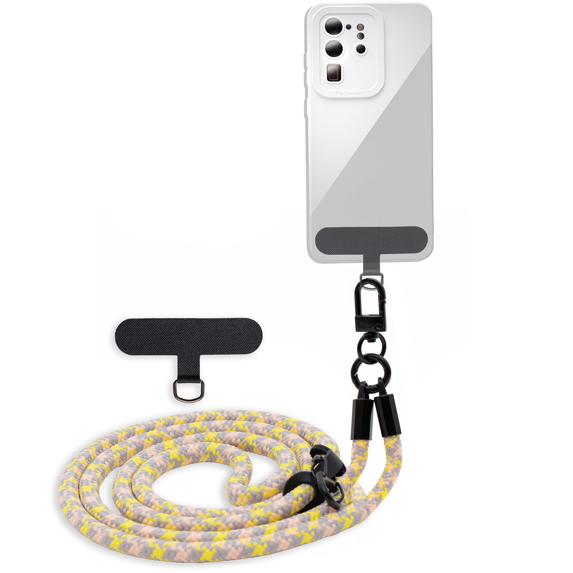 Cadorabo Handykette für Honor 6A Kette Honor 6A, Handykette für Schutzhülle mit verstellbarem Kordelband Necklace