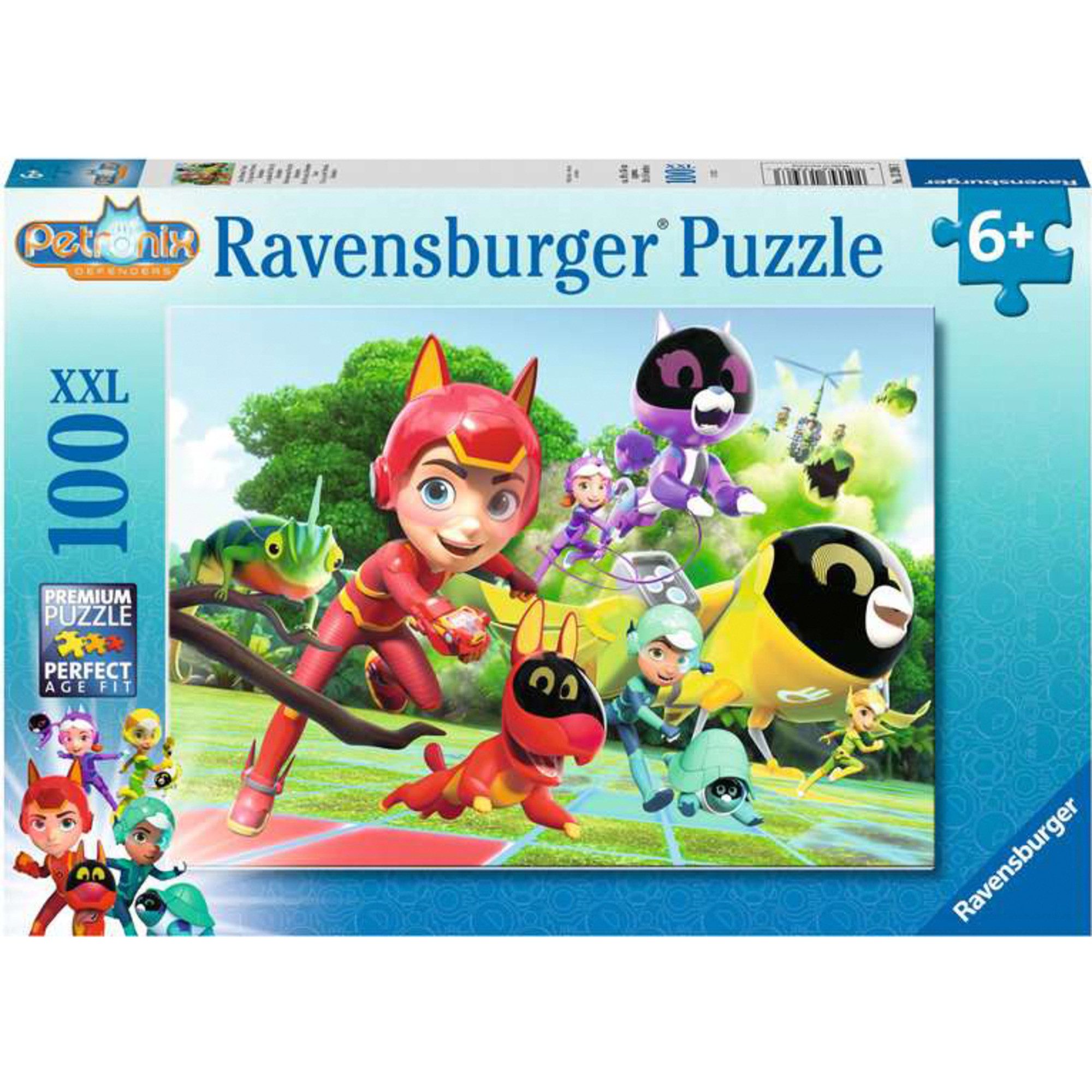 Ravensburger Puzzle Kinderpuzzle Das Petronix-Team, 100 Puzzleteile