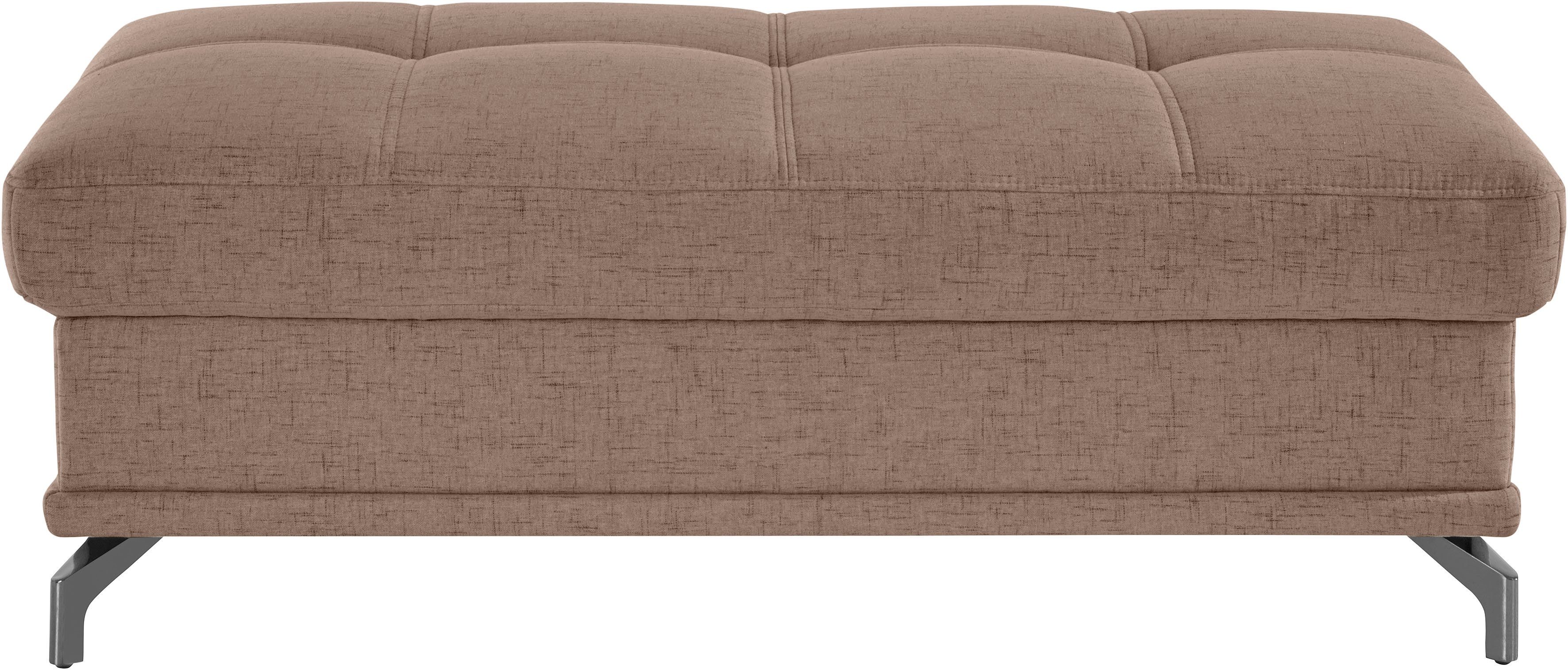 OTTO home Polsterhocker Costello, B: 133 cm, individuell zu kombinieren, Federkern
