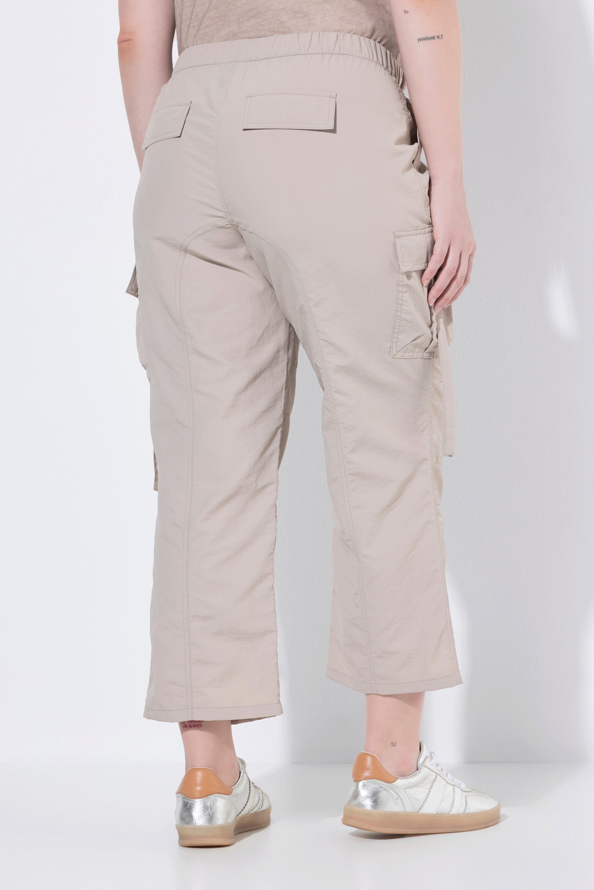 Ulla Popken Cargoshorts Cargohose Utility-Style Elastiklbund Cargotaschen