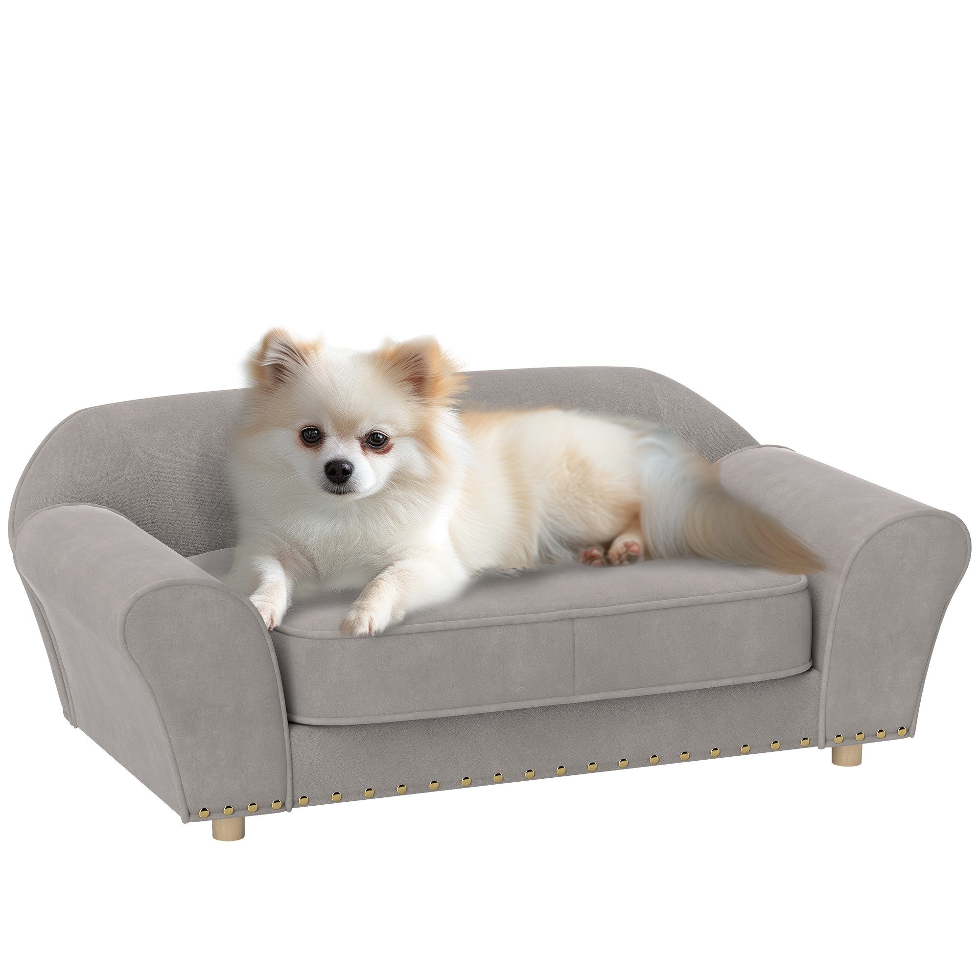 Tierbett für kleine Hunde, mit abnehmbarem und waschbarem Kissen