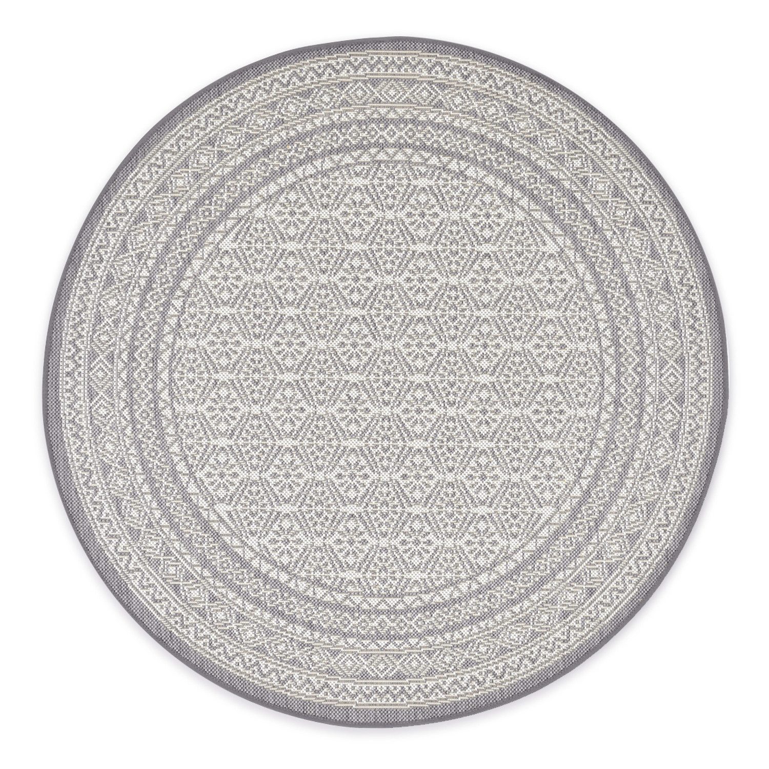 DomDeco Outdoorteppich In- & Outdoor Teppich Rund FINN - Y, Rund