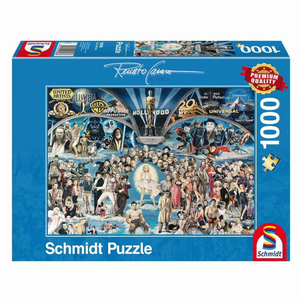 Schmidt Spiele Puzzle Hollywood Renato Casaro, 1000 Puzzleteile