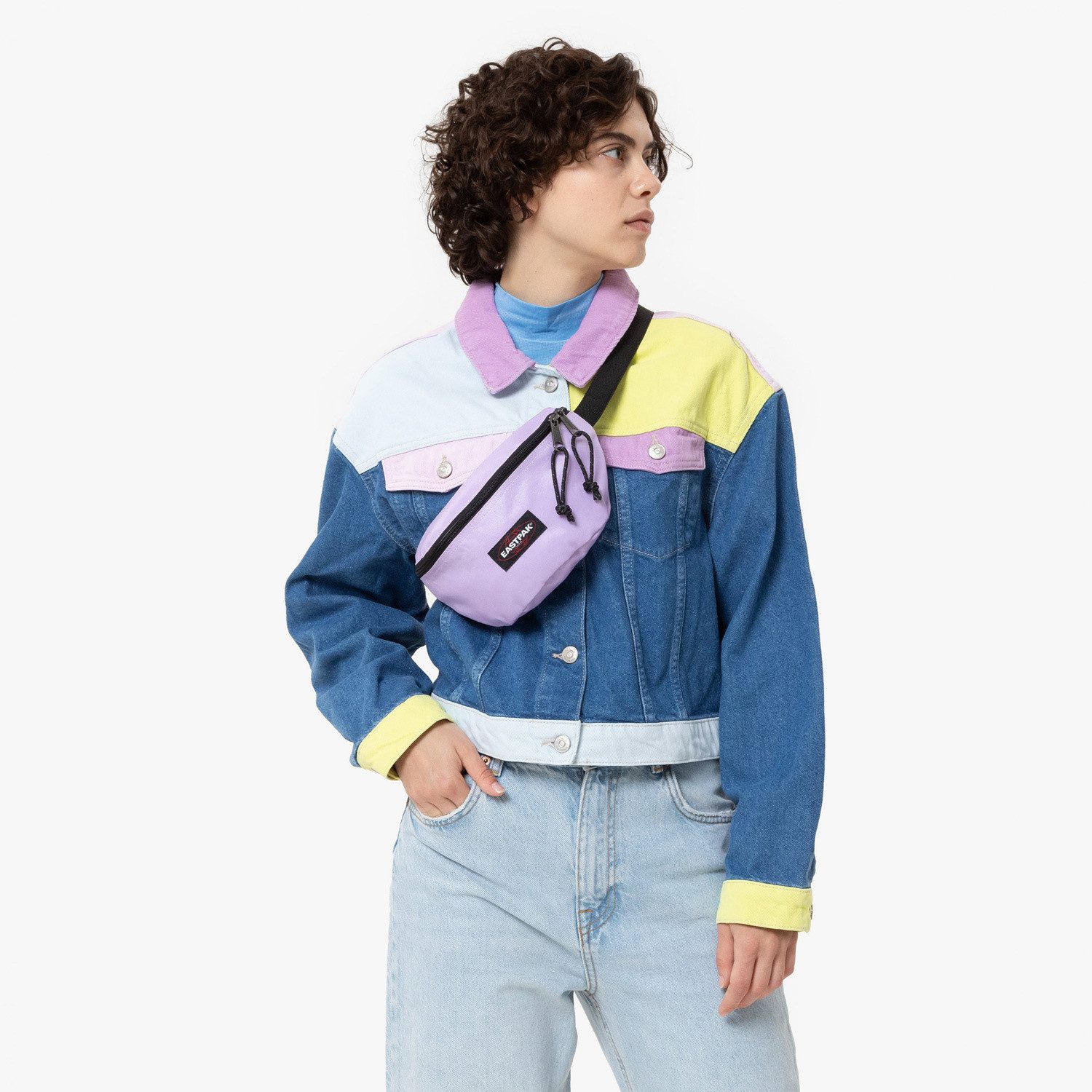 Eastpak Umhängetasche Eastpak Gürteltasche Springer glossy lilac (1, 1-tlg., 1)