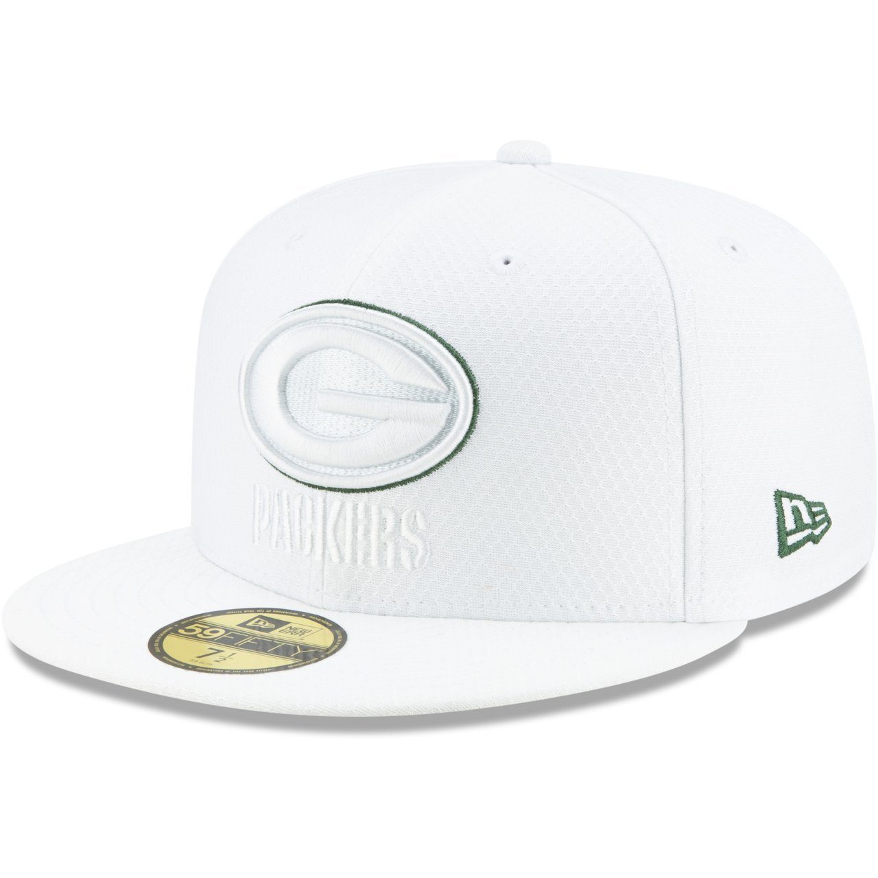 New Era Fitted Cap 59Fifty PLATINUM NFL Sideline Green Bay Packers