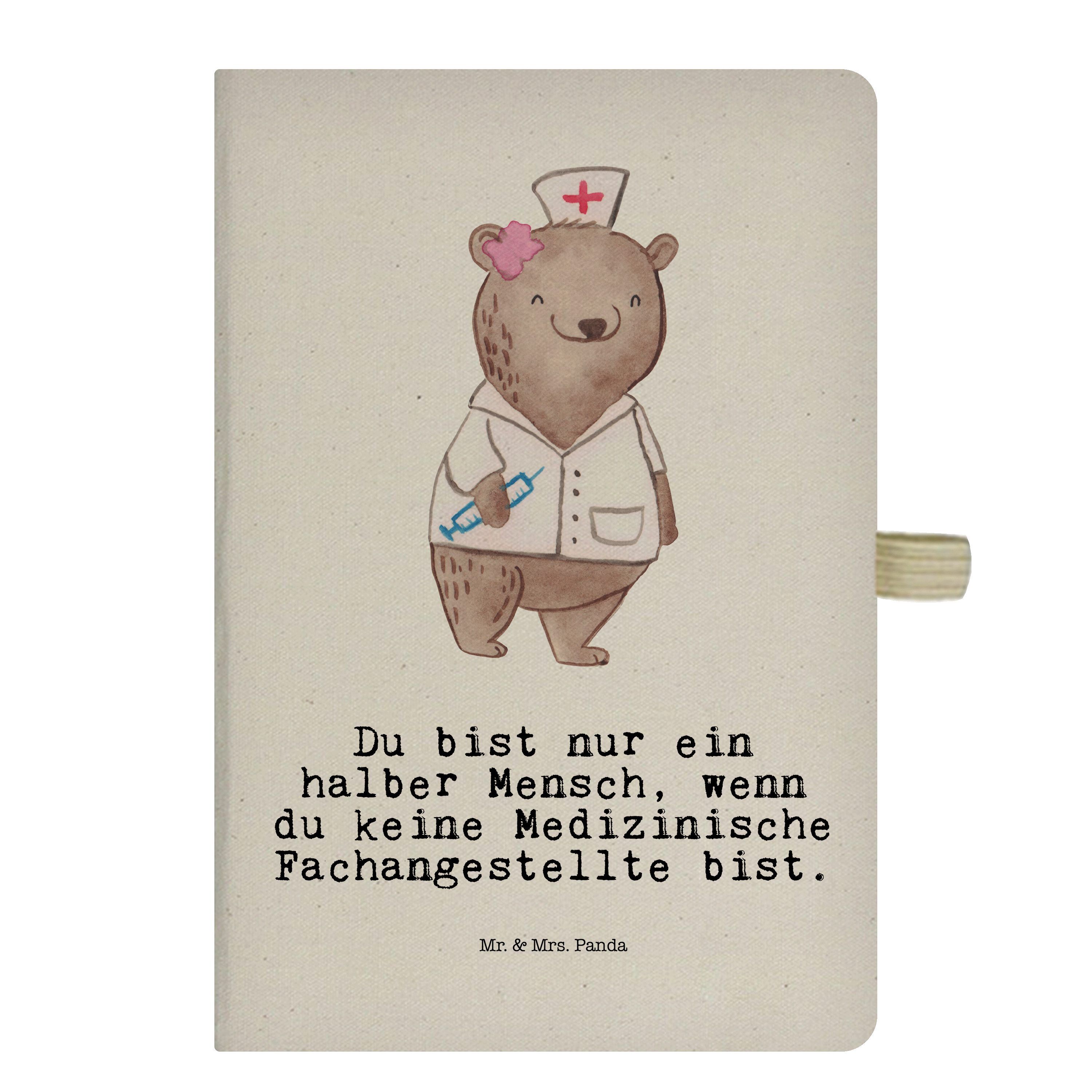 - Panda Fachangestellte Panda Medizinische & - Transparent & Herz Mrs. Geschenk, mit Notiz Mrs. Mr. Notizbuch Mr.