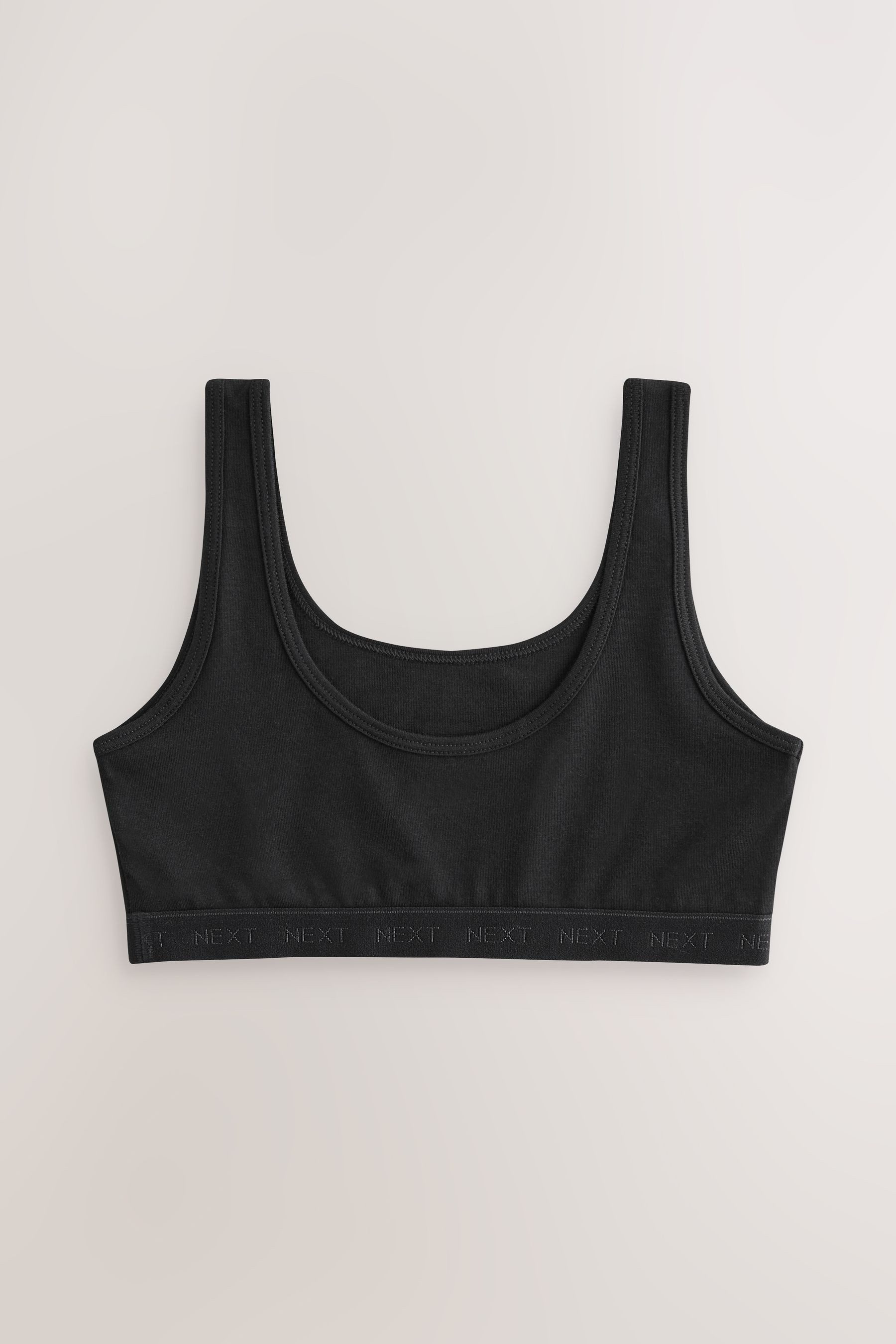 Next Crop-Top Kurz-Top mit U-Boot-Ausschnitt (3-tlg)