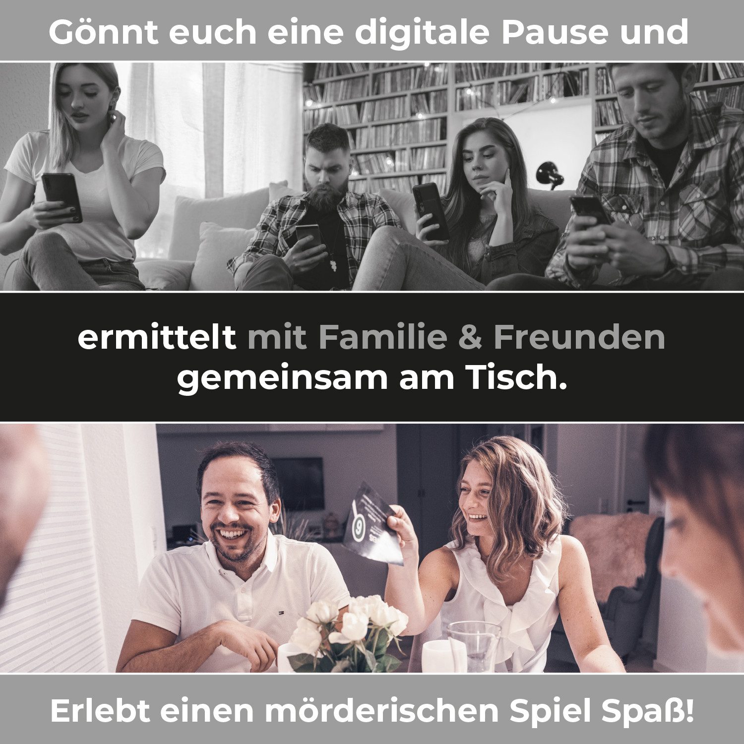 mitmach-krimi Spiel Krimi-Dinner, Pure White – Die Yacht der Geheimnisse - Krimi-Dinner für 4 Personen