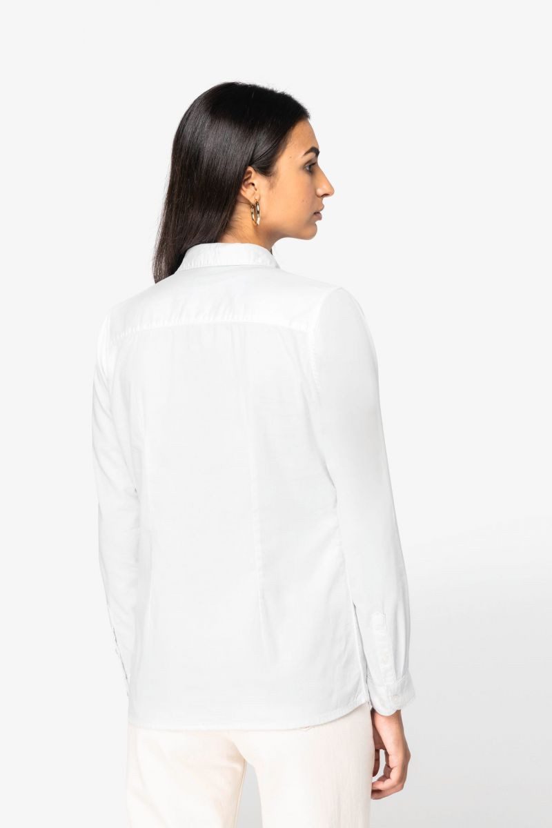 Native Spirit Outdoorhemd Umweltfreundliches Ausgewaschene Bluse Damen