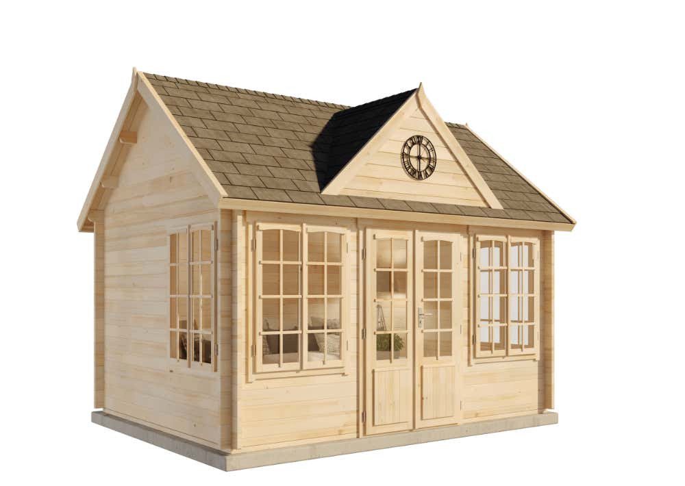 Thumbnail - Alpholz Gartenhaus CLOCKHOUSE® 70 Royal ISO, BxT: 454x340 cm