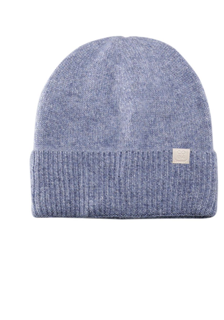 chillouts Strickmütze Riana Hat mit dezentem Markenlogo und breitem Umschlag