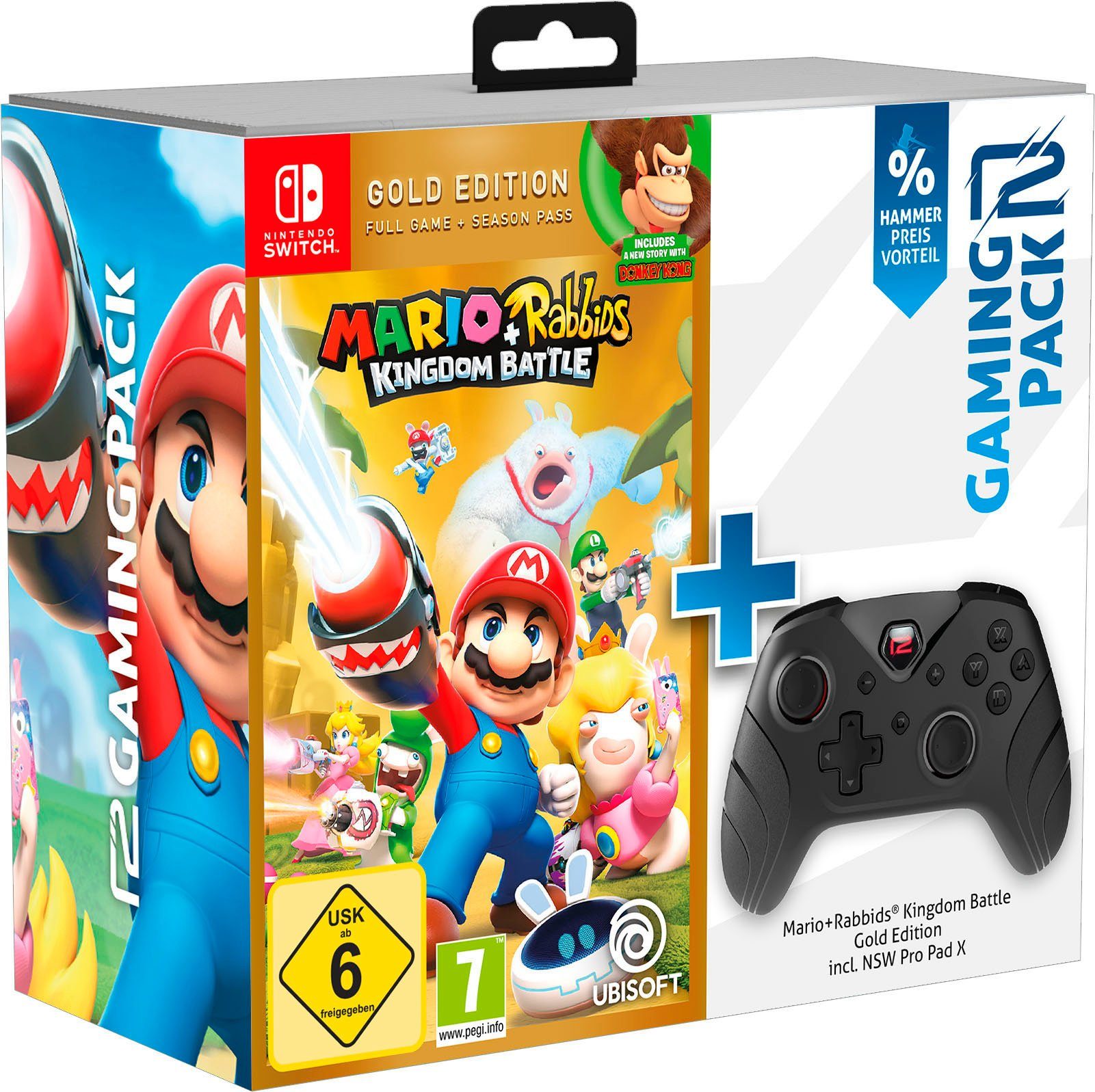 Image of Mario&Rabbids Nintendo Switch, inkl. Gamepad Pro