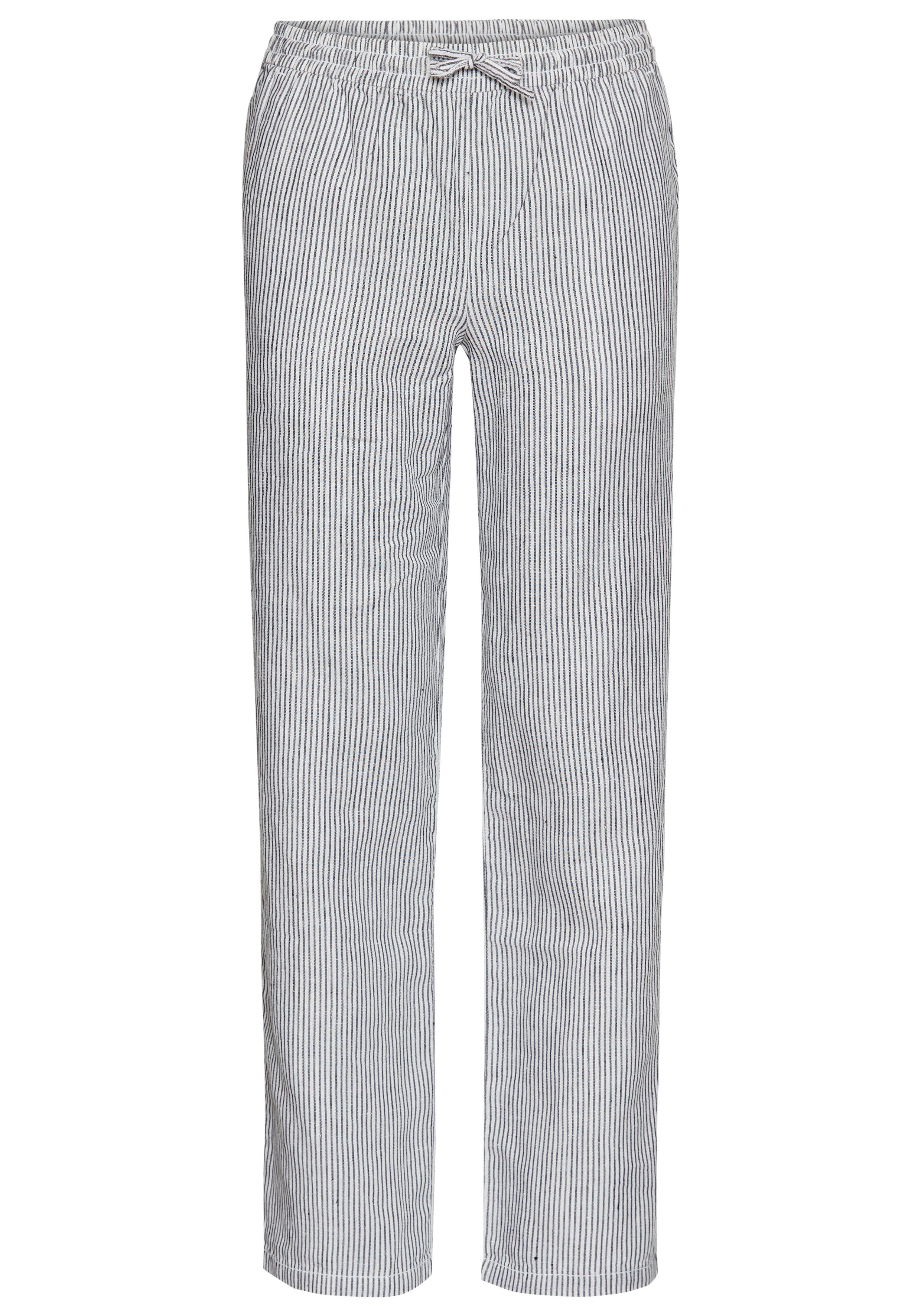 KIDSWORLD Schlupfhose Webhose mit coole Streifen Leichte Streifenhose mit Leinenanteil. Reduzierter Preis € 24,99. Unverbindliche Preisempfehlung € 29,99