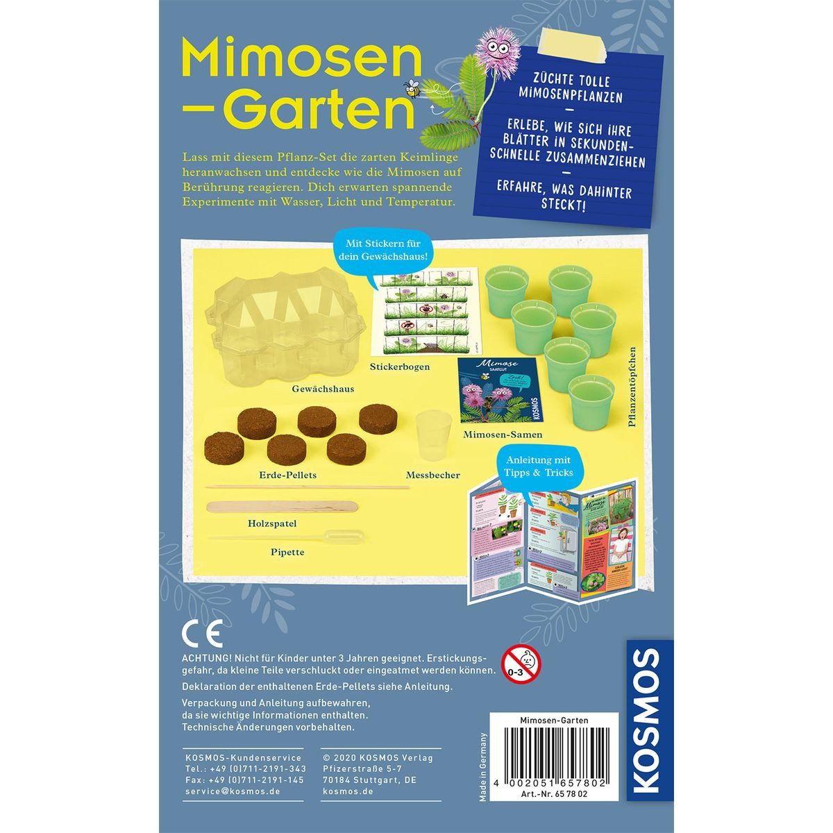 Kosmos Experimentierkasten Mitbringexperimente Mimosengarten