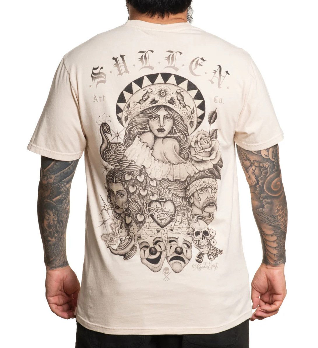 Sullen Clothing T-Shirt Mando Garza Parchment günstig online kaufen