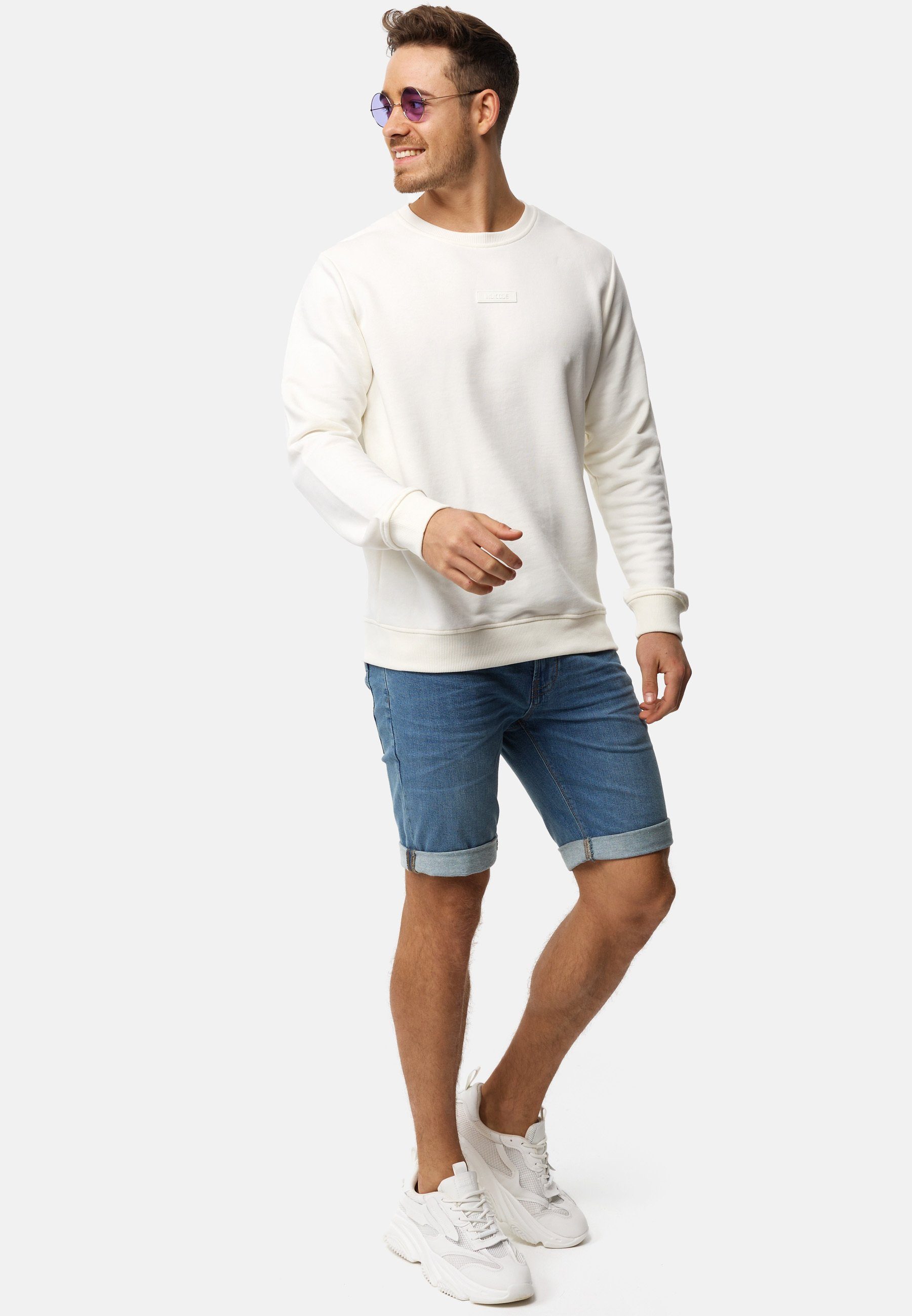 Indicode Jeansshorts Herren INDanny Jeans Shorts Herrenshorts aus elastischer Baumwoll-Qualität