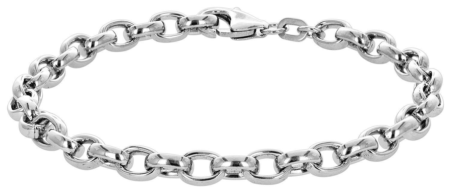 trendor Gliederarmband 925 Silber Erbsmuster