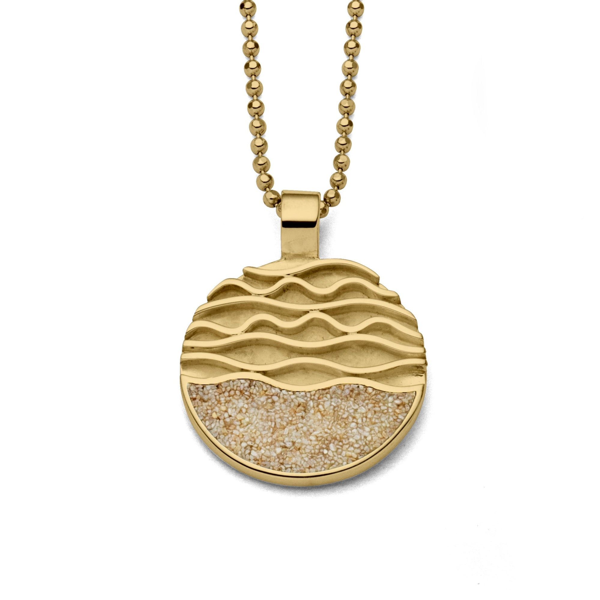 DUR Kettenanhänger DUR Schmuck: Anhänger "Strandwellen", mit Strandsand, P3339