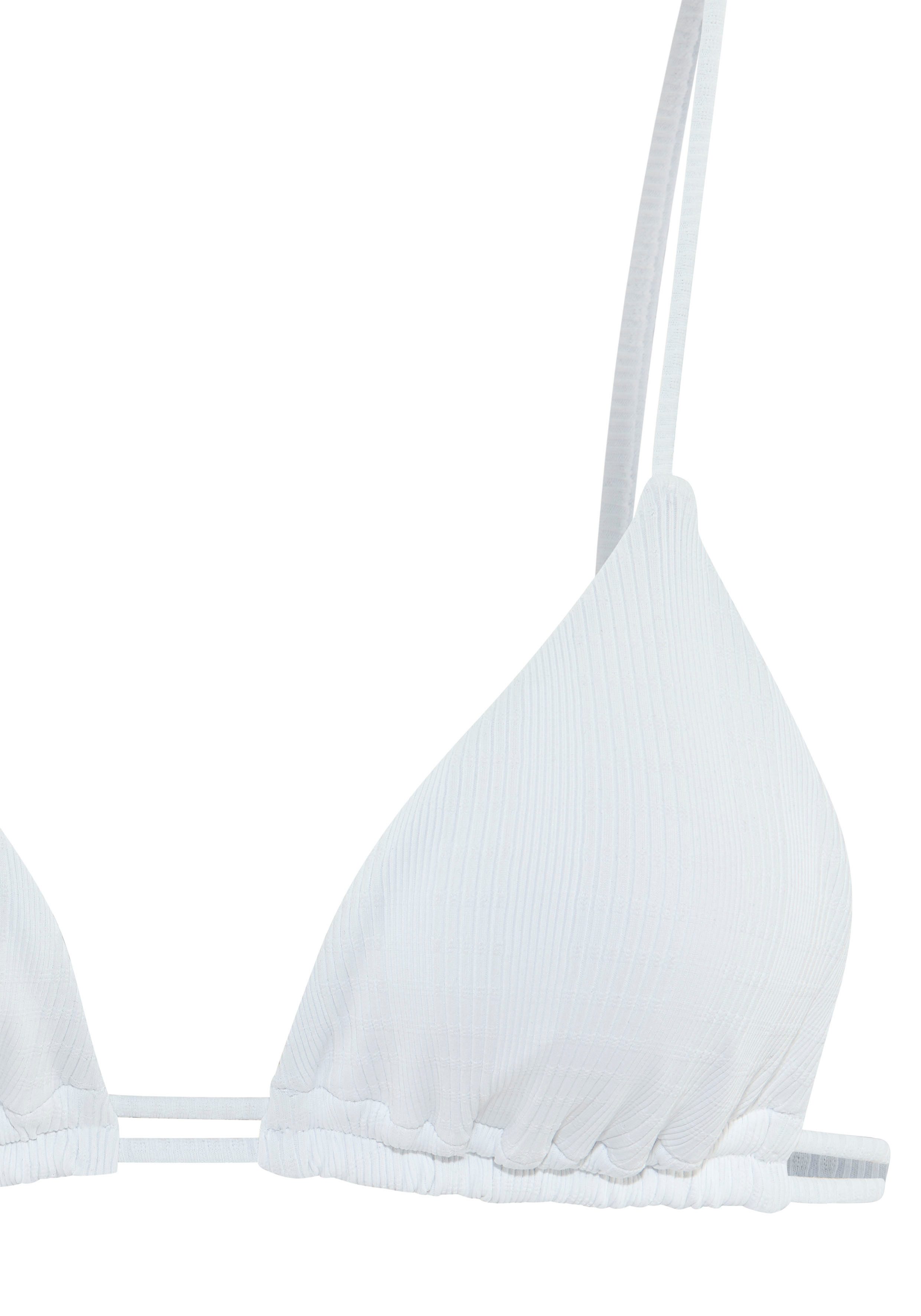 Copenhagen Studios Triangel-Bikini-Top Nela, aus modischer Strukturware
