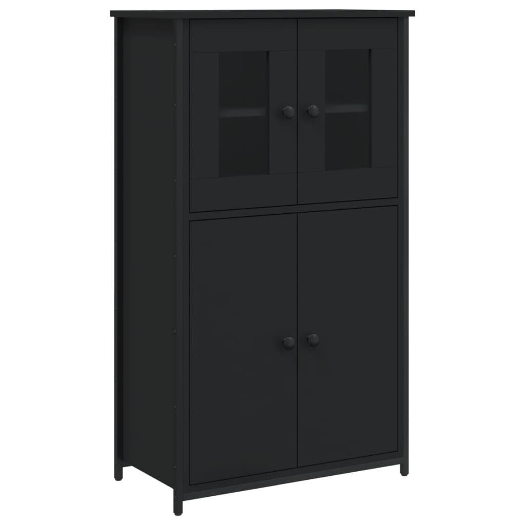 vidaXL Highboard Highboard Schwarz 62x32x106,5 cm günstig online kaufen