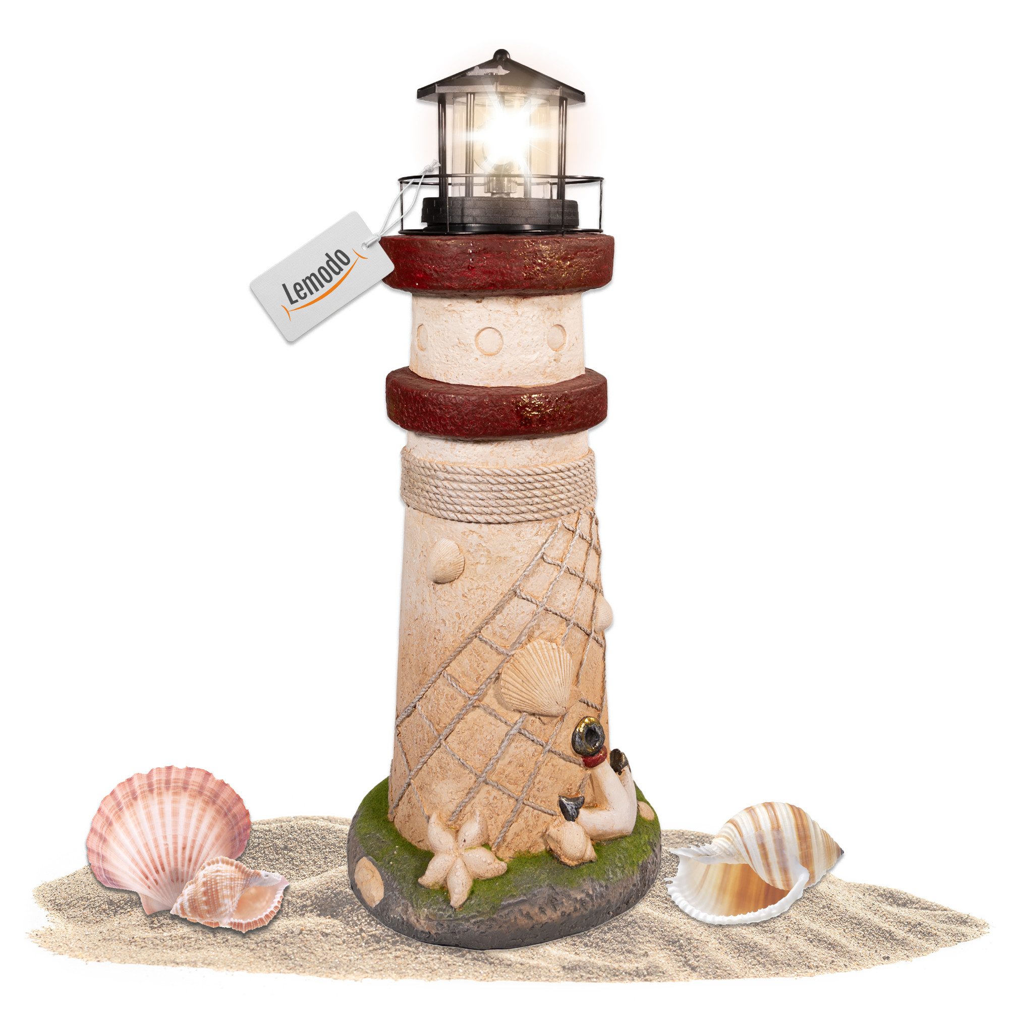 Lemodo LED Gartenleuchte, LED fest integriert, maritime Dekoration