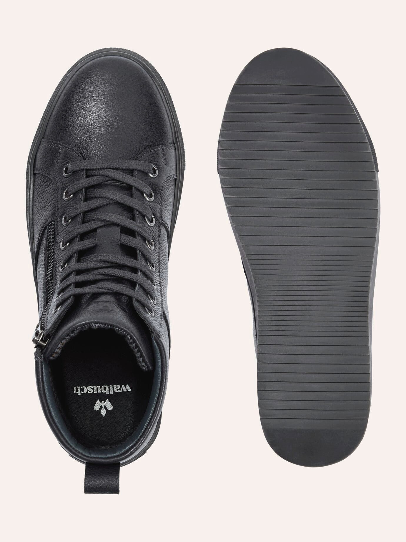 Walbusch Herren Leder-Schnürer Hightop. Schnürschuh – Bild 2 von 4