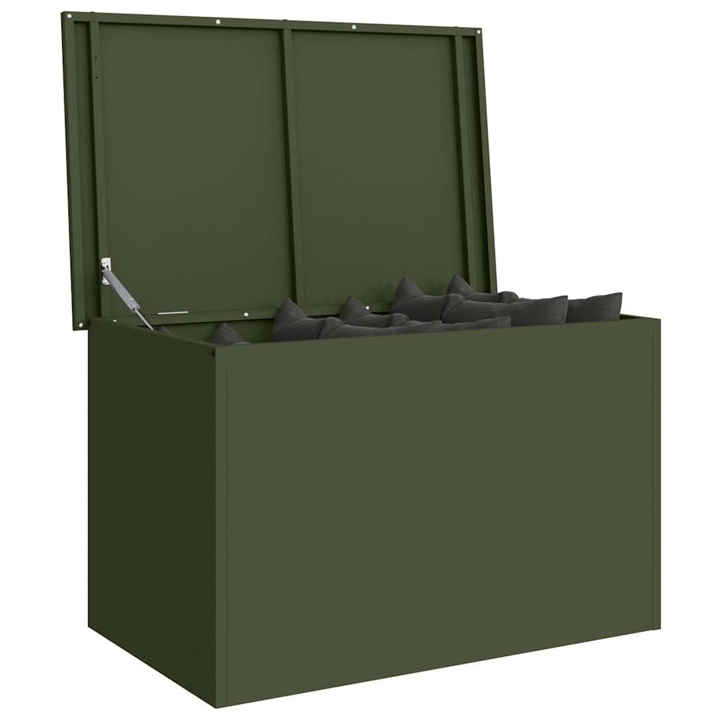 vidaXL Aufbewahrungsbox Außenlagerbox Olivgrün 80 x günstig online kaufen