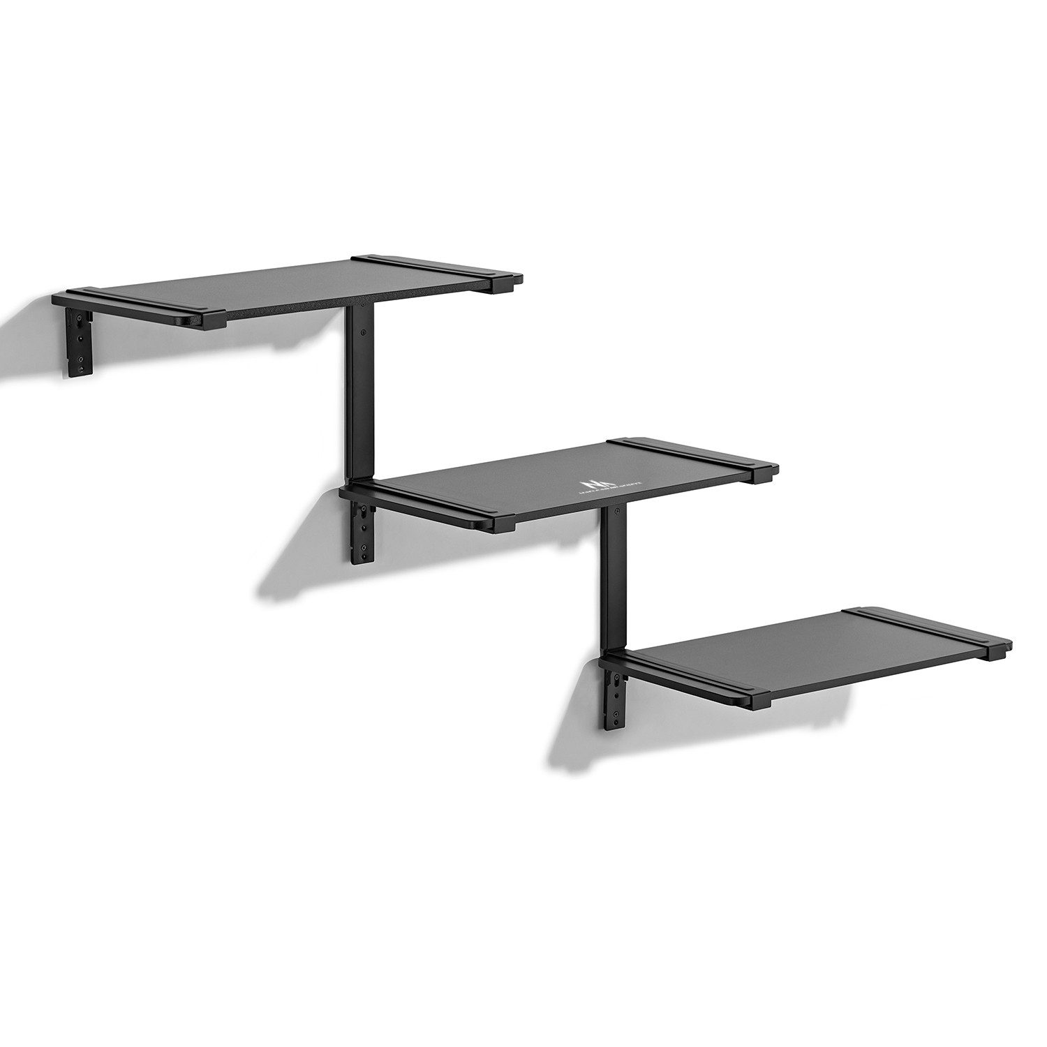 Maclean Wandregal MC-974, Modulares RTV-Wandregal dreifach günstig online kaufen