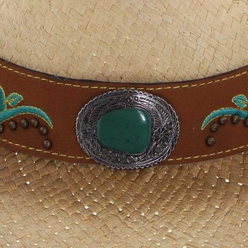 Dallas Hats Cowboyhut DOLLY Beige Damen Westernhut mit Pinch Front