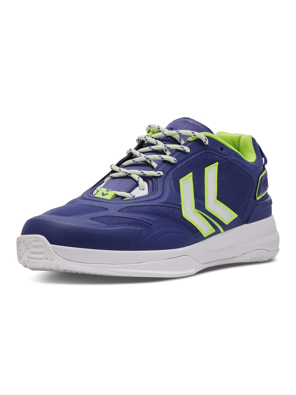 hummel Hallen-Indoorschuhe Dagaz 2.0 (Dämpfung) blau Herren Badmintonschuh