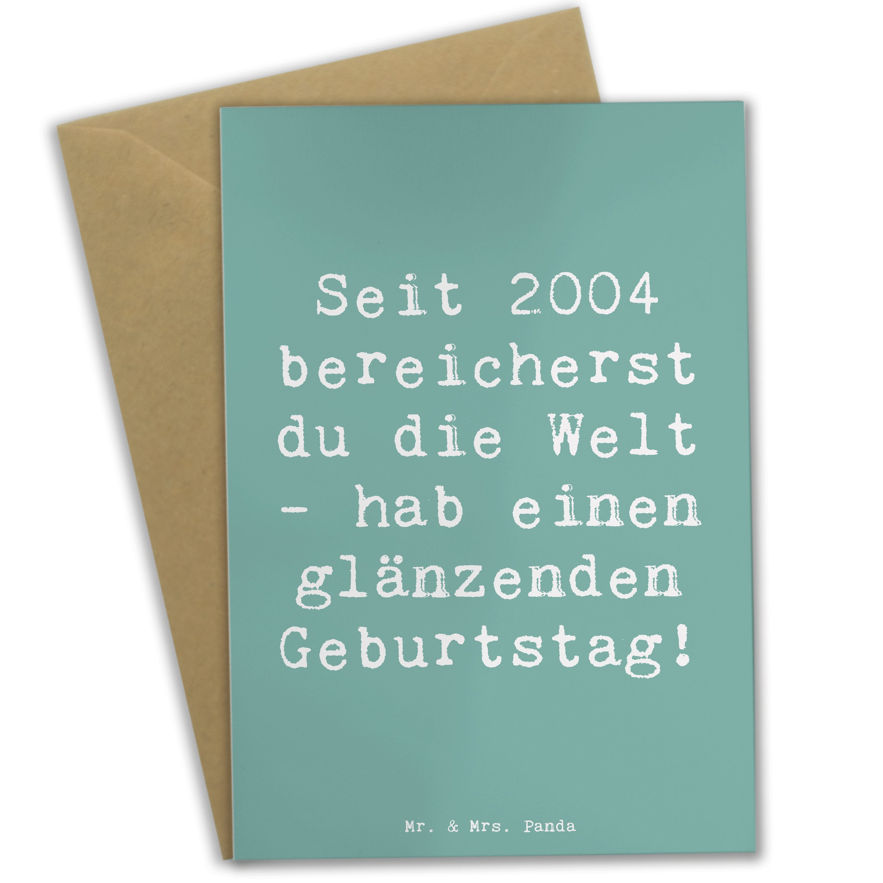 Grußkarte 2004 Geburtstag - Meeresbrise - Geschenk, inspirierend, Ansichtskarte