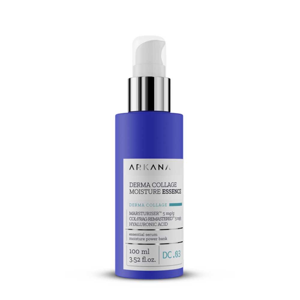 Arkana Gesichtsserum Derma CollAGE Moisture Essence, 2-in-1 Gel-Tonikum & Serum mit Hyaluronsäure