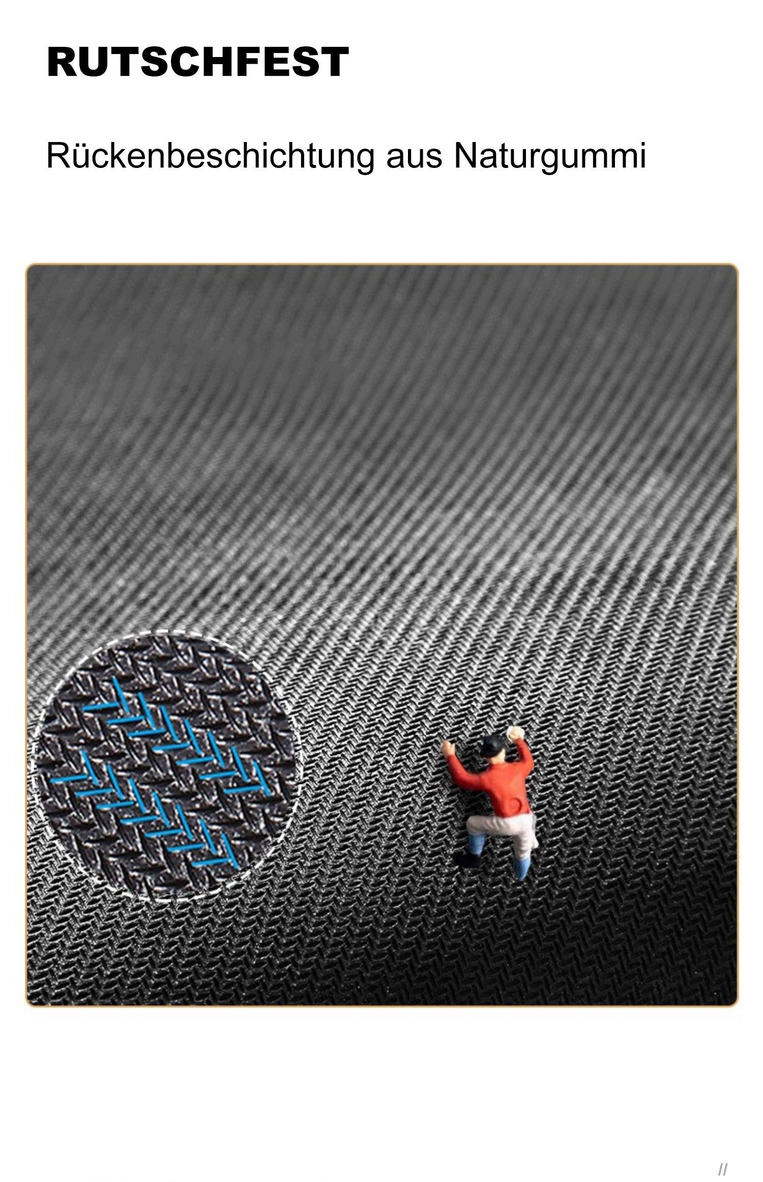 Tobil Badematte Premium Badematte – rutschfest, schnell trocknend, 4 mm Modern, Höhe 4.0 mm, rutschhemmend beschichtet, schnell trocknend, rechteckig, BxL: 40x6 – Bild 5 von 5