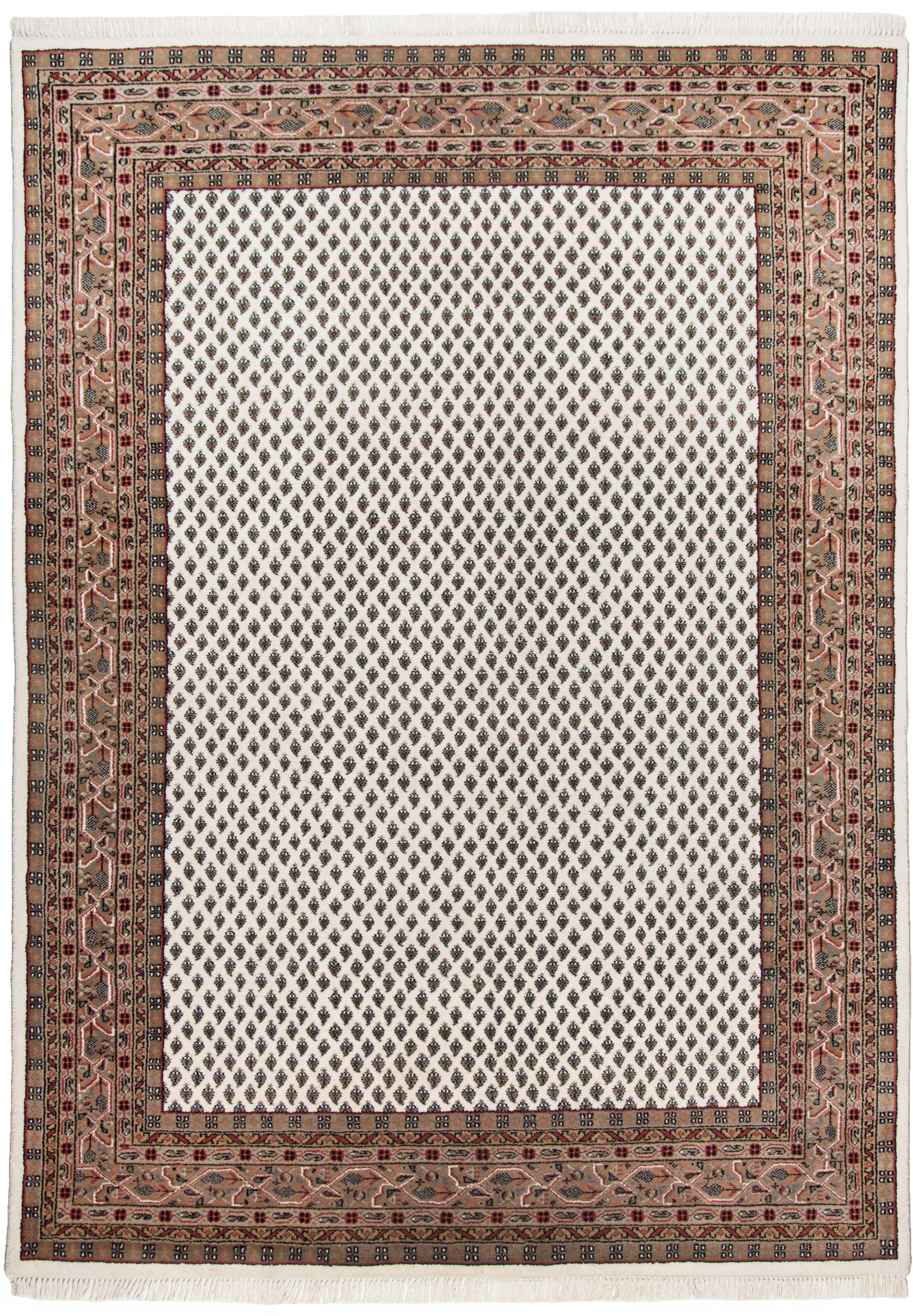 THEKO Orientteppich Chandi Mir, rechteckig, Höhe: 12 mm, reine Wolle, handgeknüpft, mit Fransen