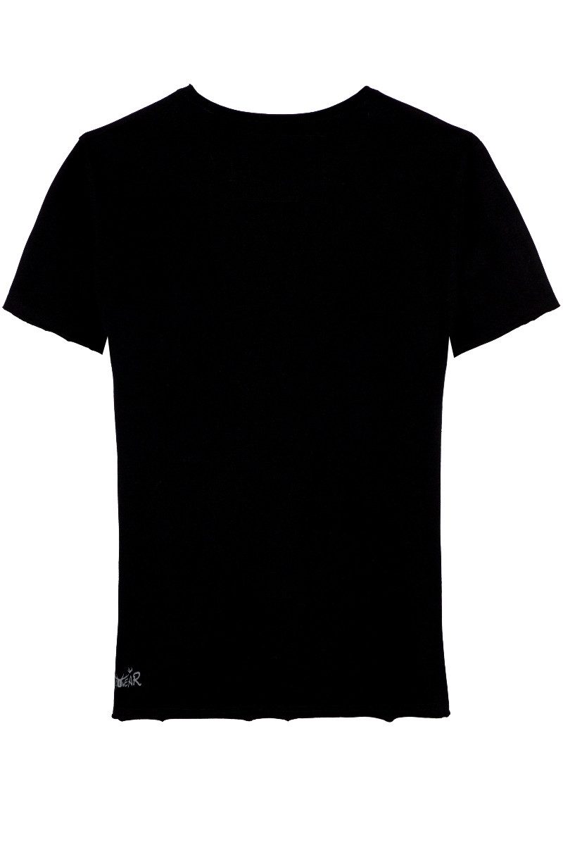 Hangowear Trachtenshirt Trachtenshirt Herren - QANI MEN - schwarz – Bild 4 von 5