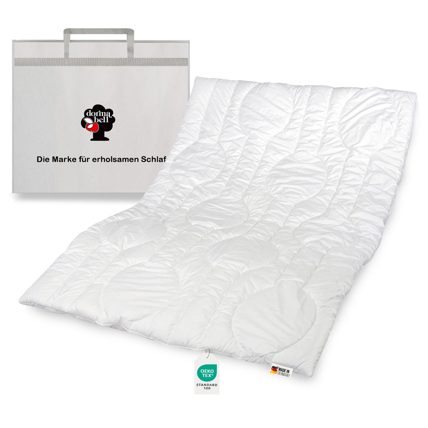 Dormabell Naturhaarbettdecke Dormabell Active Air Duett Bettdecke Eco Institut geprüft 135x200, Füllung: 100% Funktionsfaser "pro-air" Polyester, Bezug: 70% Modal, 30% Baumwolle, Aktiv klimatisierende Funktionsfaser Bettdecke