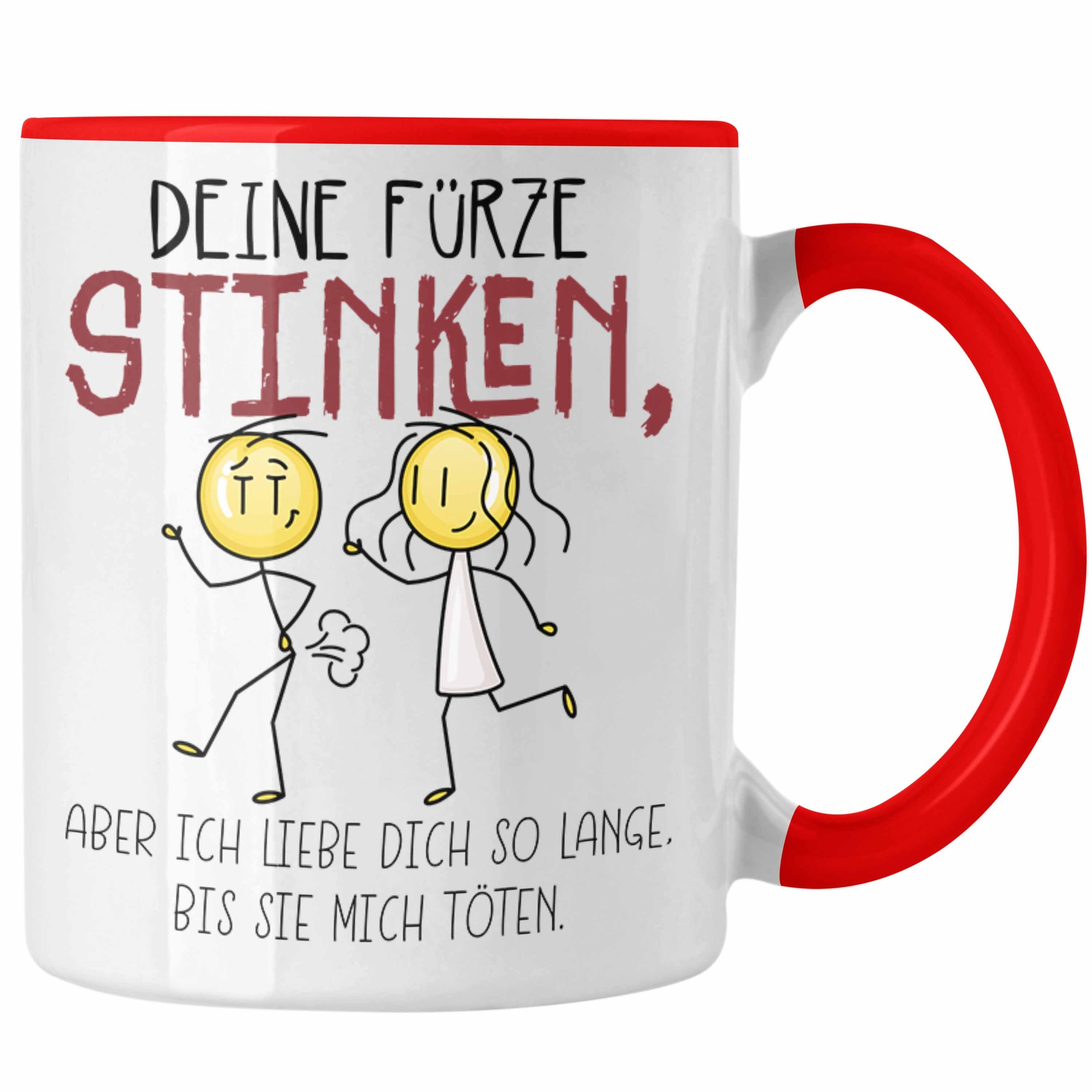 Freundin Valentinstag Liebe Fürze Stinken Deine Geschenk Tasse Partner Rot Trendation Tasse