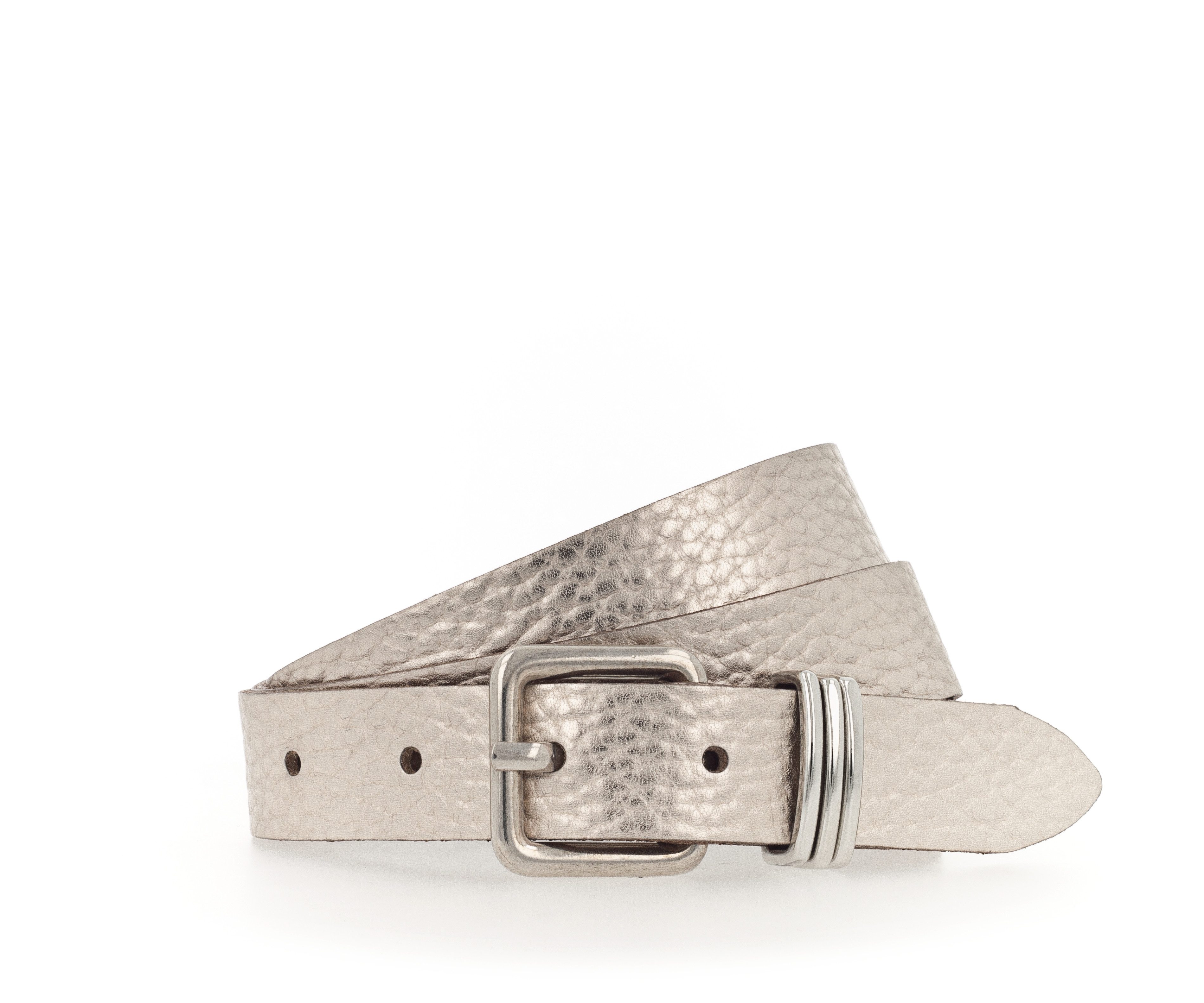 Tamaris Ledergürtel mit Metallic-Finish günstig online kaufen