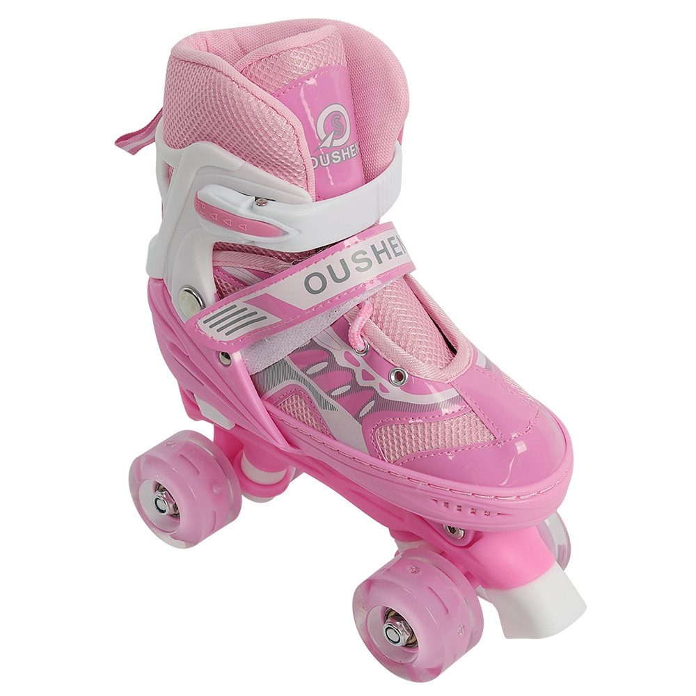 JEOBEST Rollschuhe Verstellbare Rollschuhe für Kinder, Atmungsaktiv Quad Skates, Für Mädchen und Jungen, Weihnachts Geschenke, Größen 27-37 – Bild 4 von 5