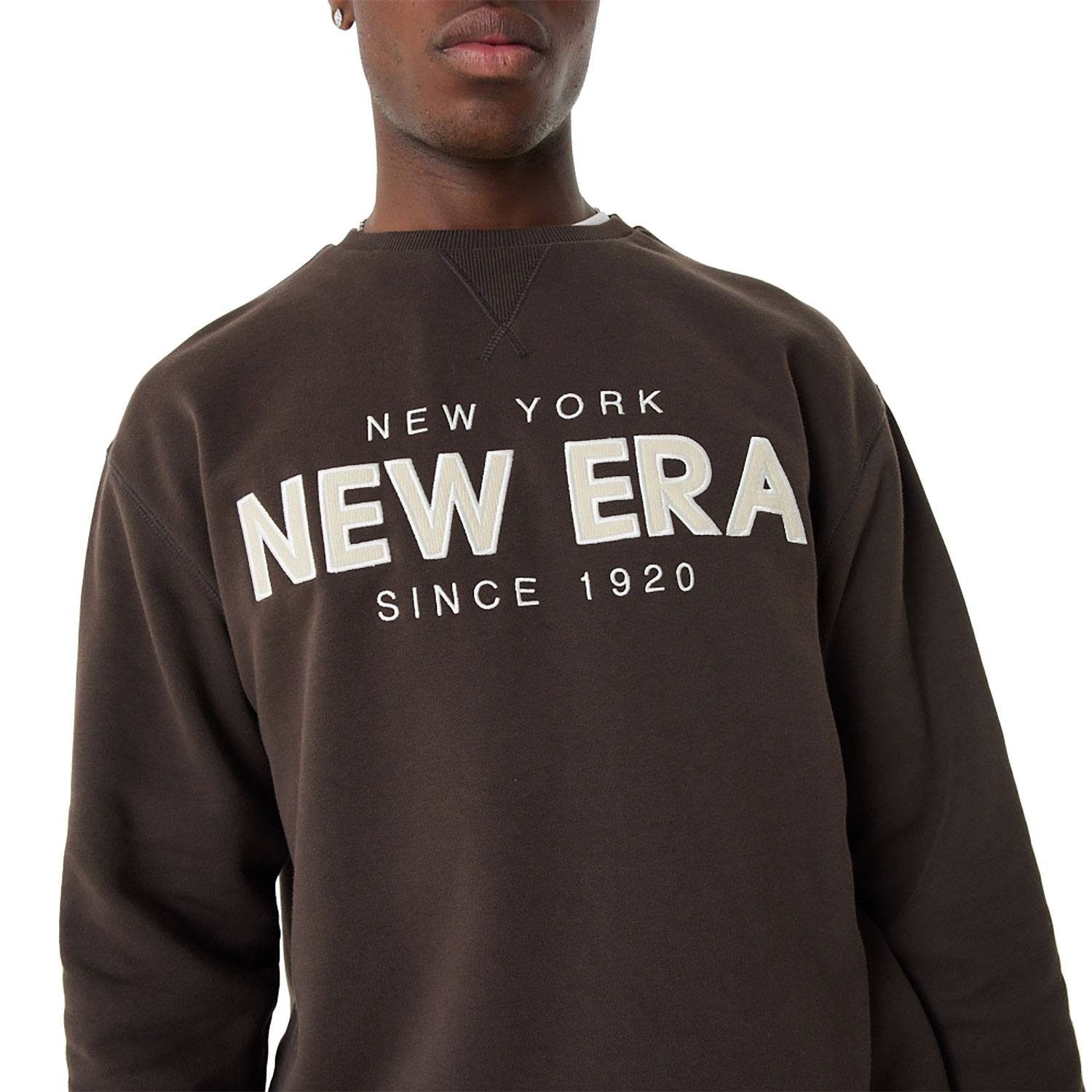 New Era Sweater Sweatpulli New brown NE Era Wordmark New Era