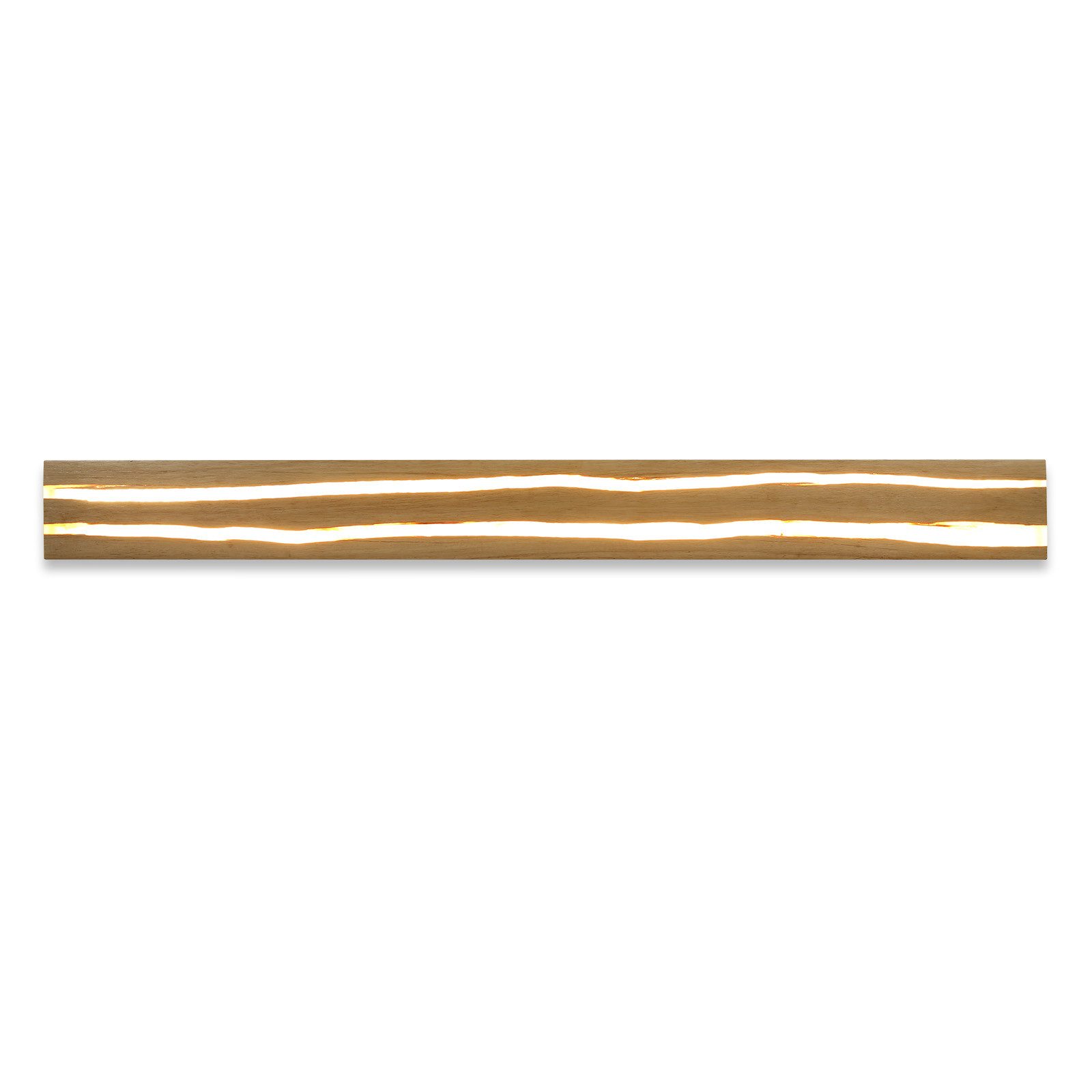 Nettlife Wandleuchte Innen Holz 50/100CM Holzmaserung günstig online kaufen