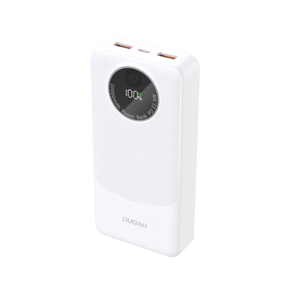 Dudao Akkupack Schnelllader Powerbank 20000 mAh (1 St), 20.000 mAh, Power Delivery 22,5 W, LED-Anzeige