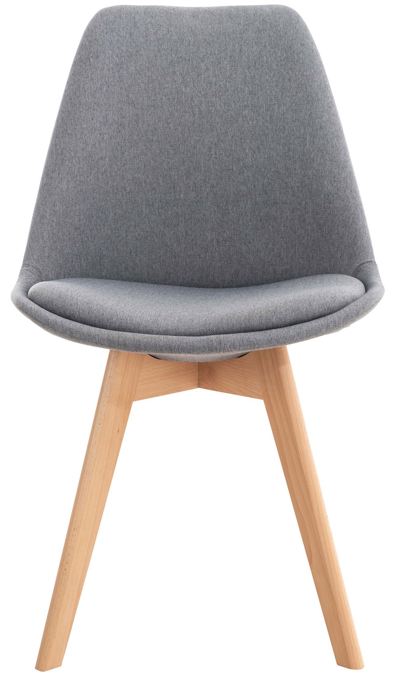 CLP Küchenstuhl Linares, mit Rückenlehne und Holzbeinen günstig online kaufen