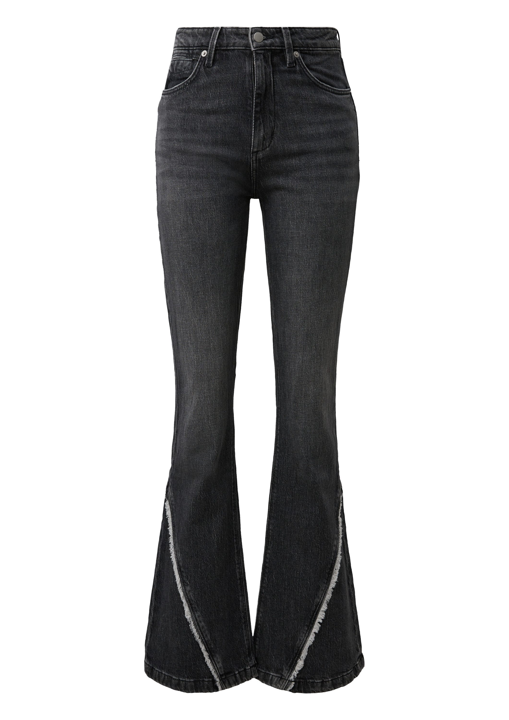 QS Bootcut-Jeans Jeans-Hose REENA Jeans Reena / Slim Fit / High Rise / Flared Leg