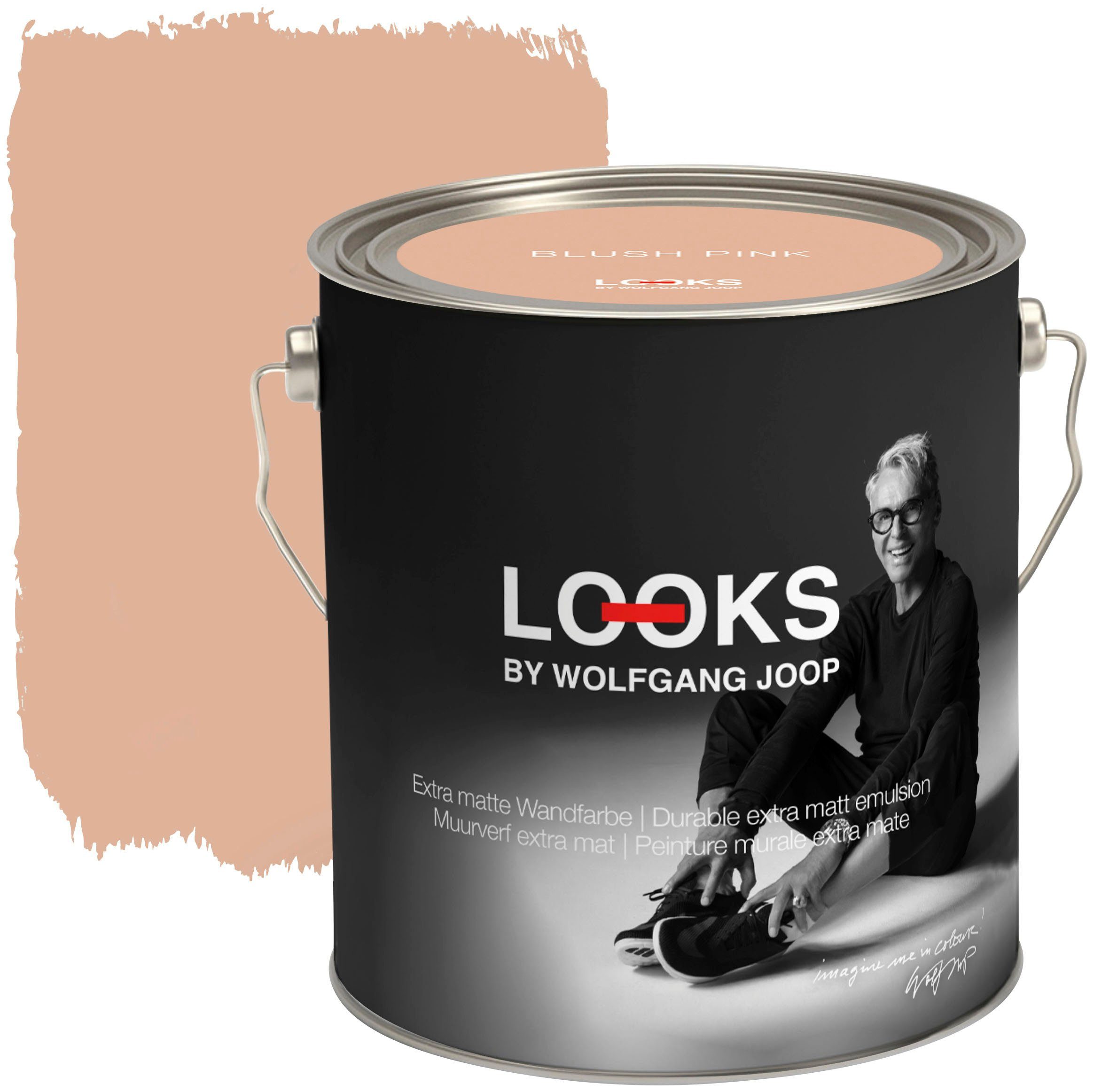 LOOKS by Wolfgang Joop Wandfarbe Looks by Wolfgang Joop, extra matte Wandfarbe, 2,5 Liter, Designer Kollektion Blush Rosa