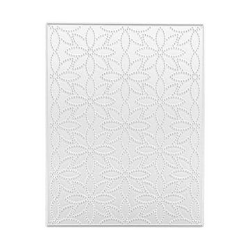 Stanzenshop.de Motivschablone Stanzschablone Platte mit Blumen, Muster, Floral, Ornament