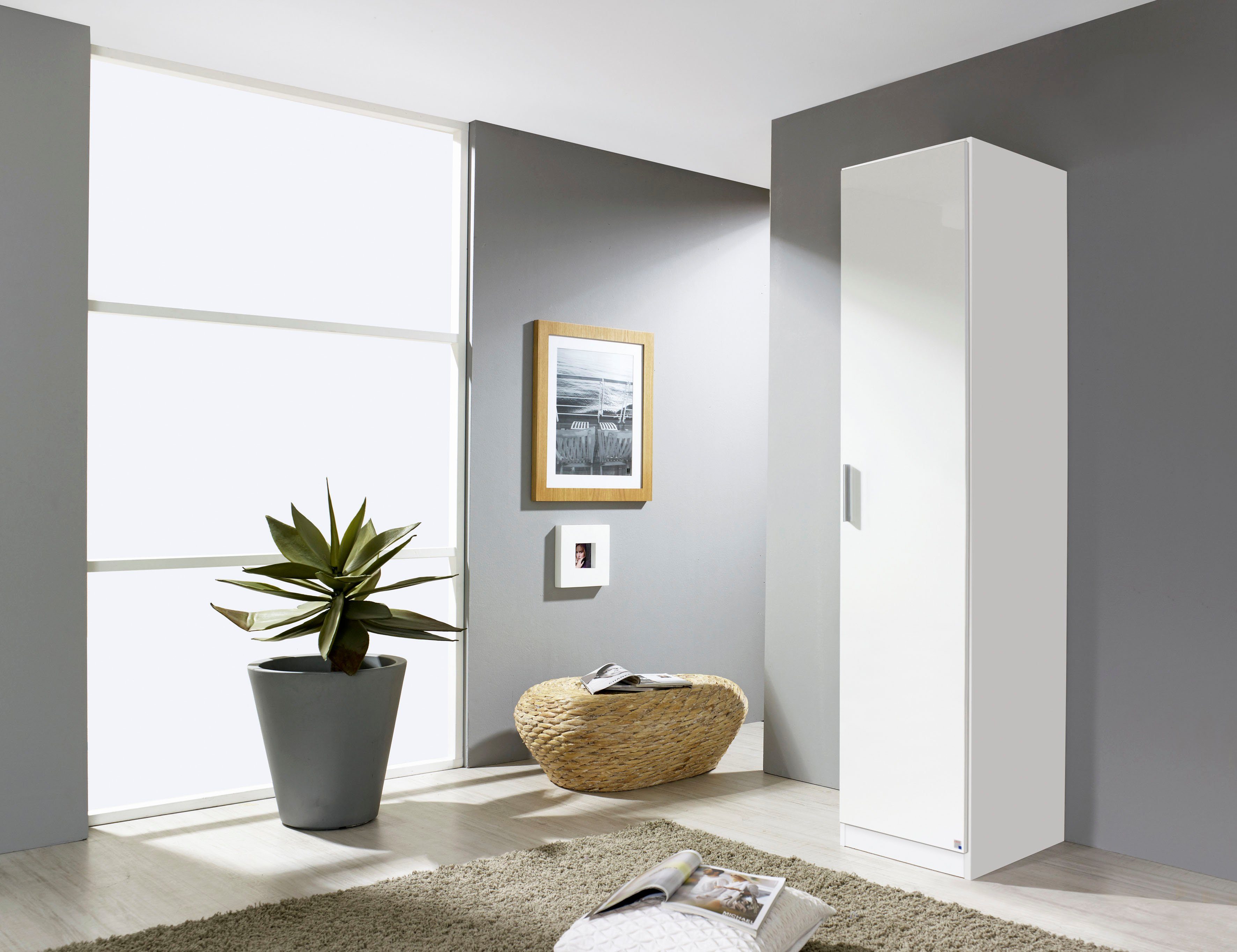 rauch Drehtürenschrank Kleiderschrank Schrank Garderobe Schlafzimmerschrank CELLE in 4 Breiten und 2 Höhen, optional mit Schubkästen MADE IN GERMANY