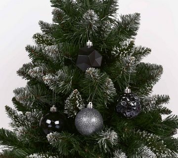 Sarcia.eu Weihnachtsbaumkugel Anthrazitfarbene Christbaumkugeln,Set mit 16 Stück 6cm x 1 Pack