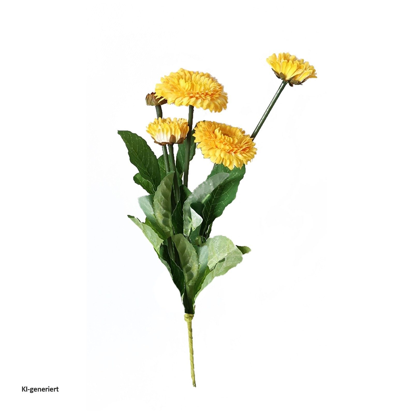 Kunstblume Kunstblume Gelbe Margerite Flora, HTI-Living, Höhe 38 cm, Mehrfachblüte