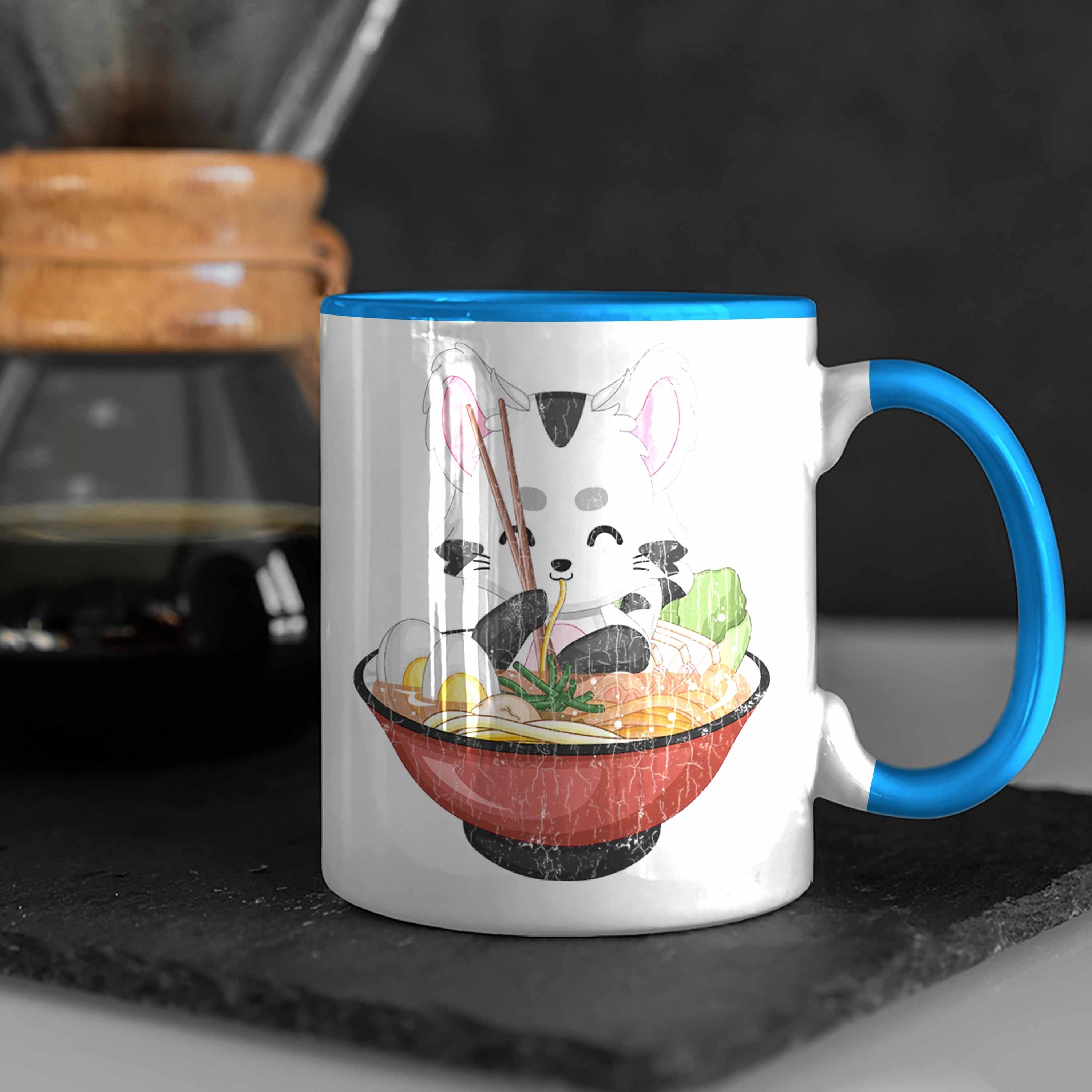 Kaffeetasse Trendation Anme - Tasse Tasse Spruch Geschenk Fan Geschenke Anime Deko Trendation Blau